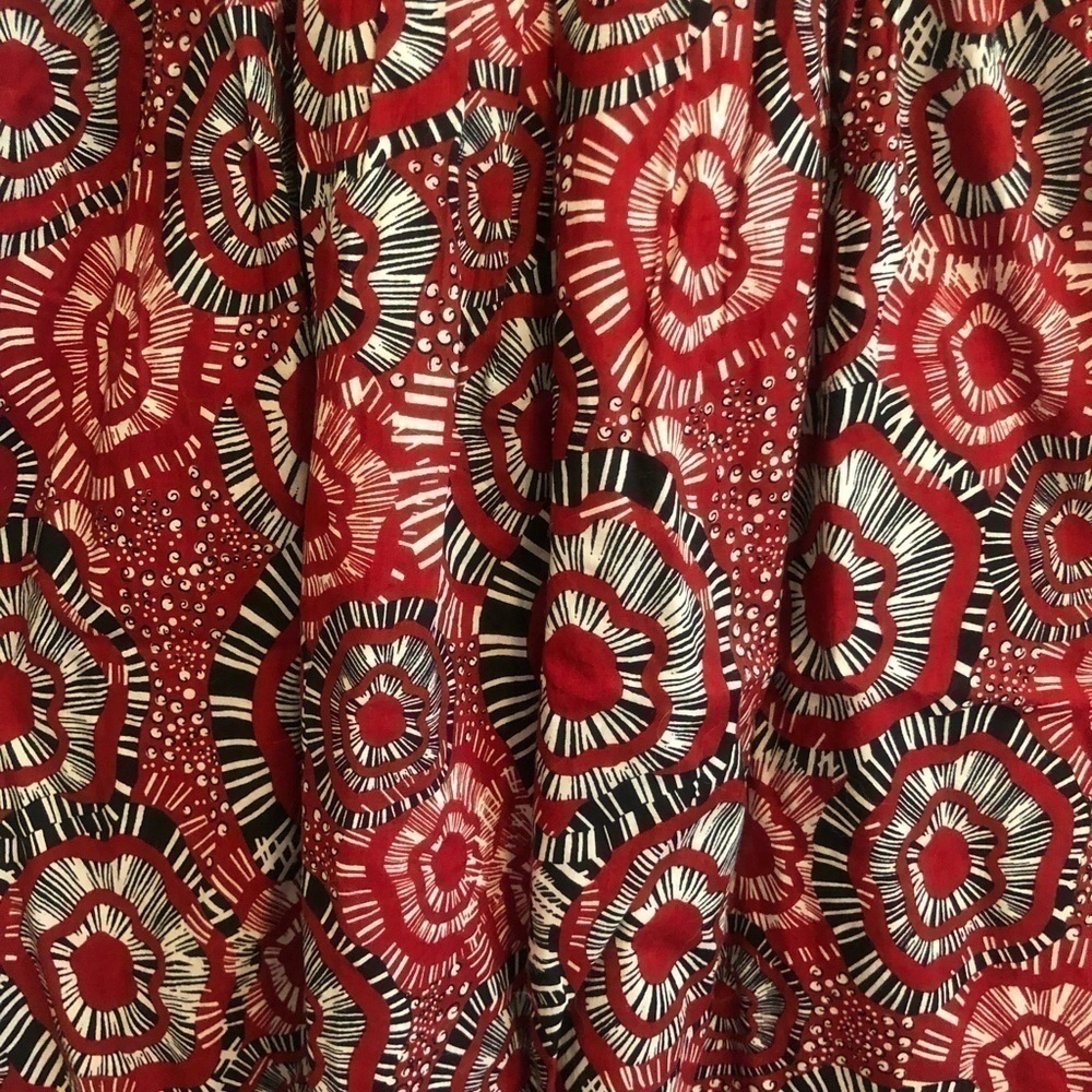 Red and Black Flower Print Ideology Dress Size 6 - Picture 5 of 9